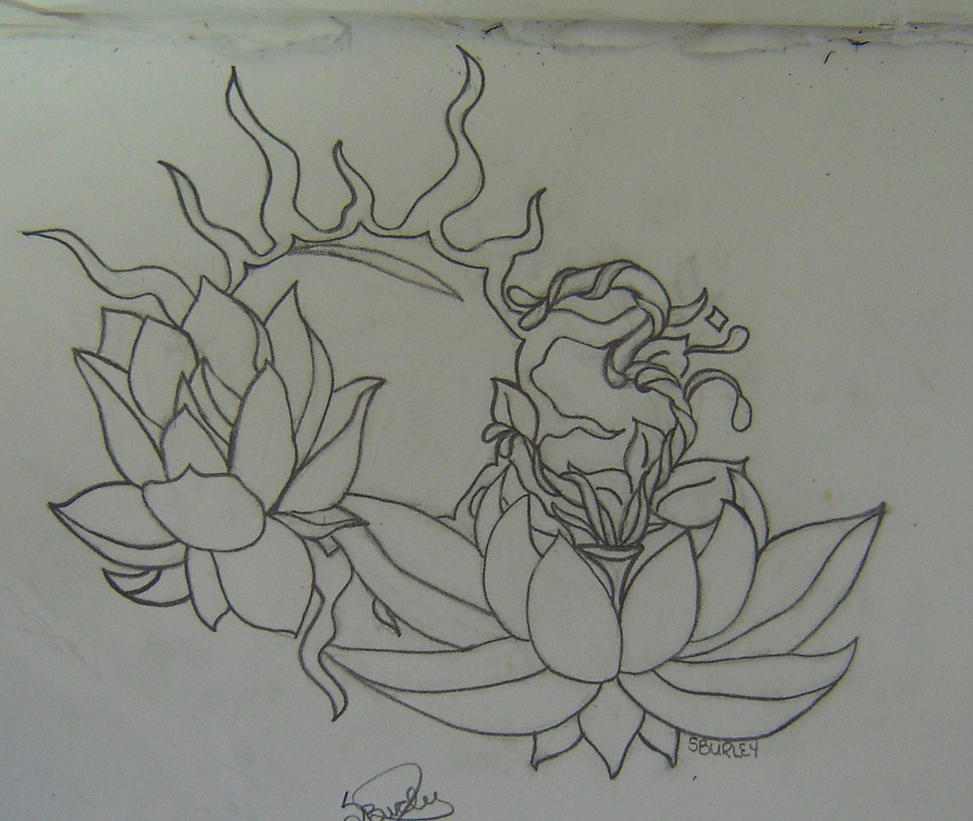 Lotus design | Flower Tattoo