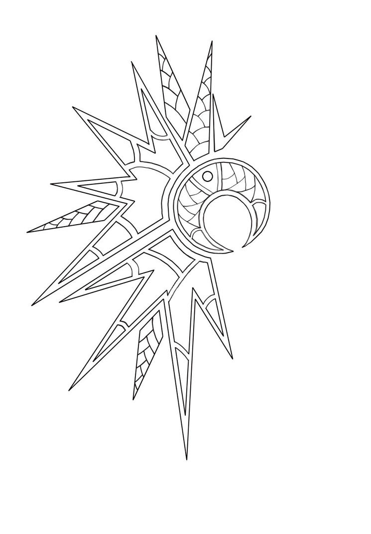 tribal sun tattoo pictures
