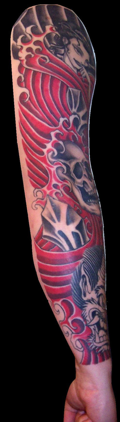 Road to a Sleeve 3A - sleeve tattoo