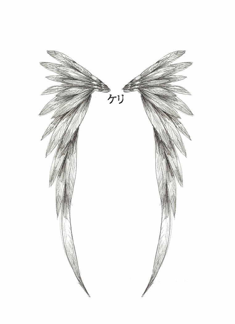 Angel Wing Tattoo Design by