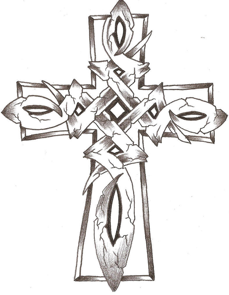 Celtic Stone Cross by TheLob