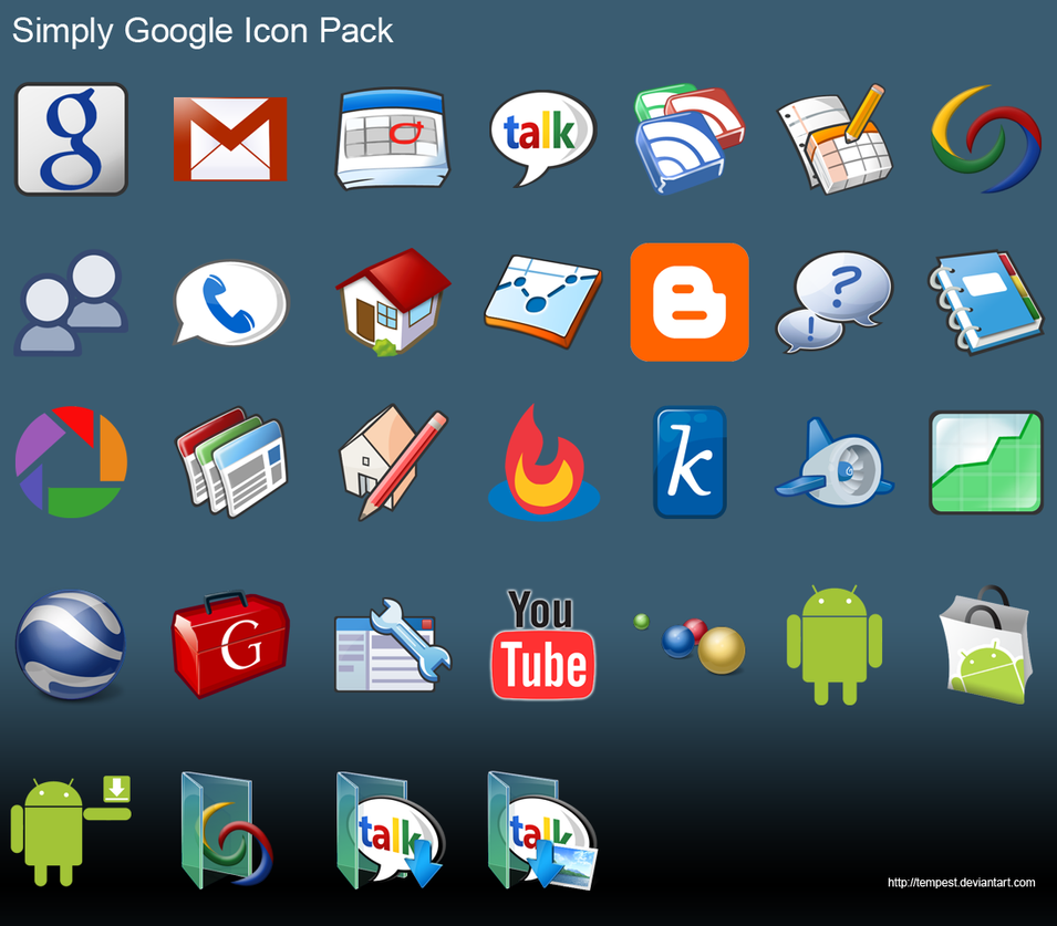 Google Themed Icon Packs - Windows 7 Help Forums1095 x 960