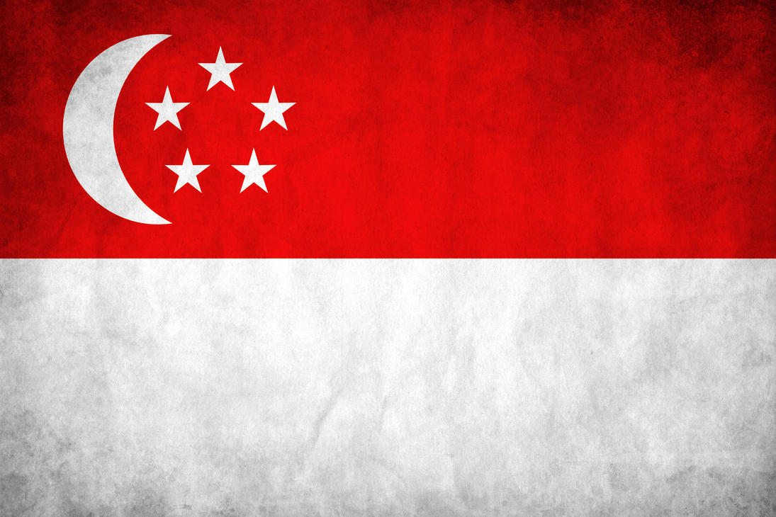 Singapore Grunge Flag by ~think0 on deviantART