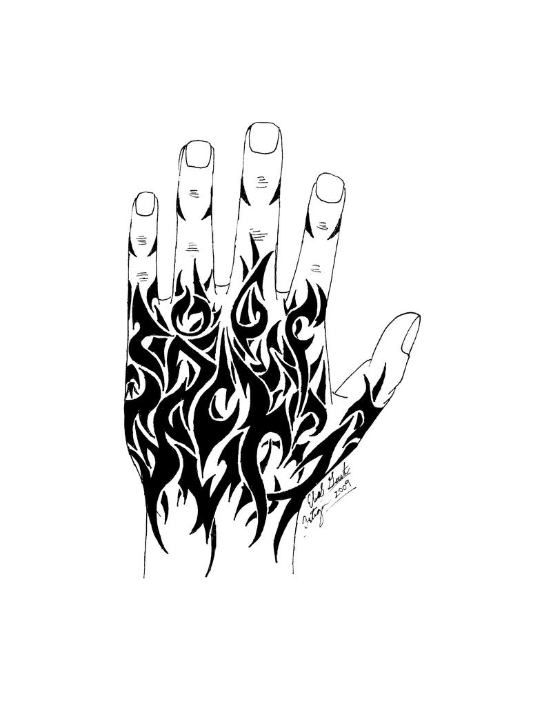 Hand Tattoo by ELJEFE001 on