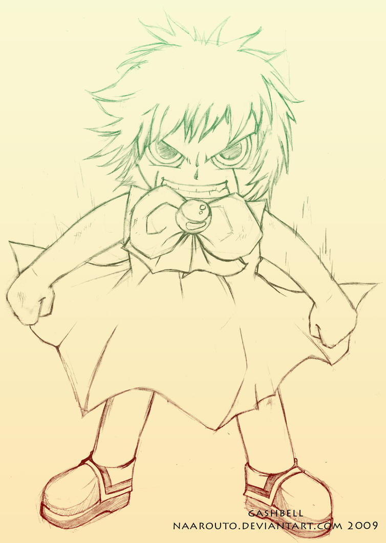 zatch bell coloring pages - photo #50