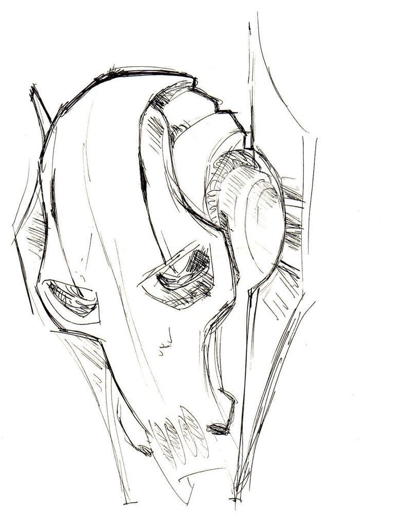 general grievous coloring sheet pages - photo #23