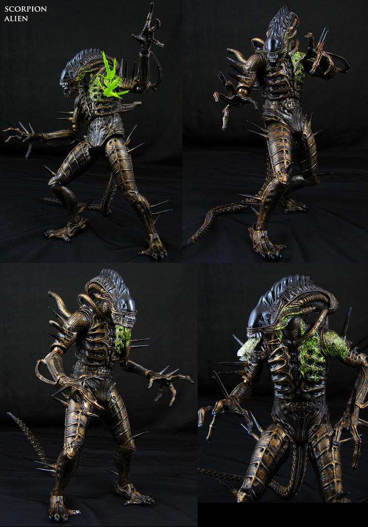 custom_kenner_style_scorpion_alien_figure_by_jin_saotome-d6pq33w