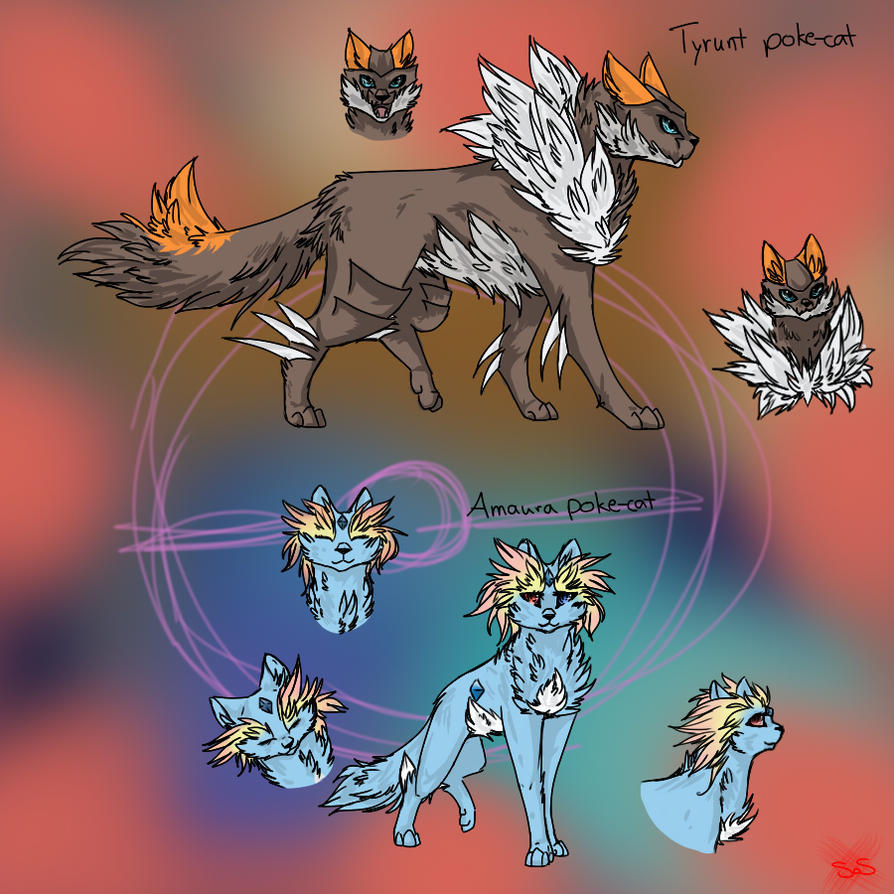 Tyrunt and Amaura by StainsofScarlet on DeviantArt