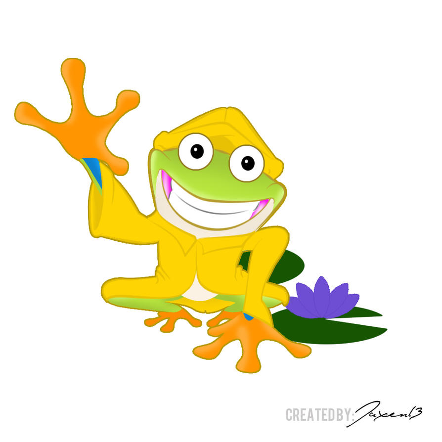 yellow frog clipart - photo #7