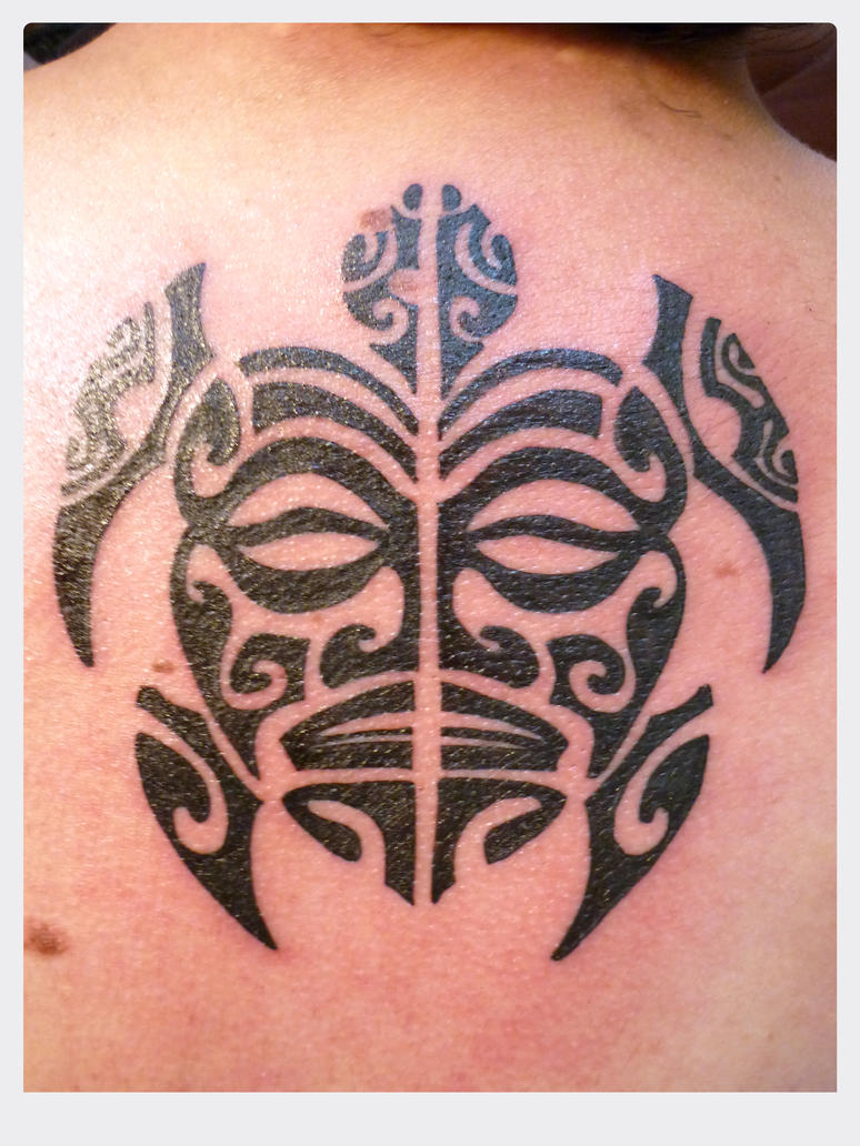 maori turtle tattoo by