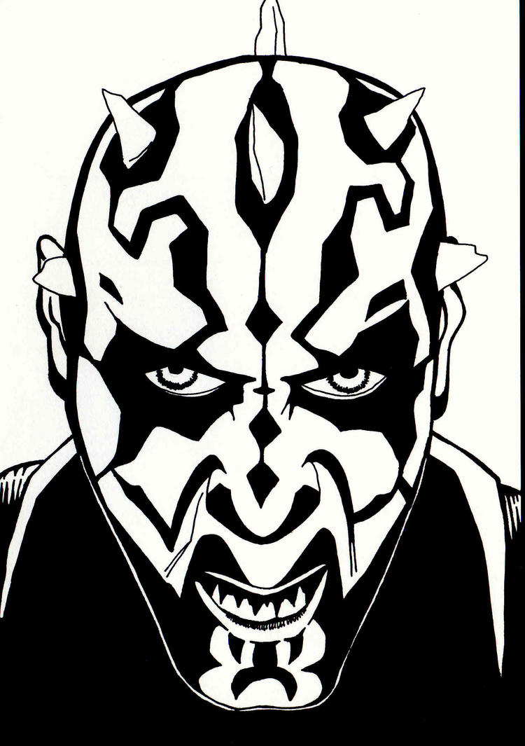 darth maul coloring pages - photo #14
