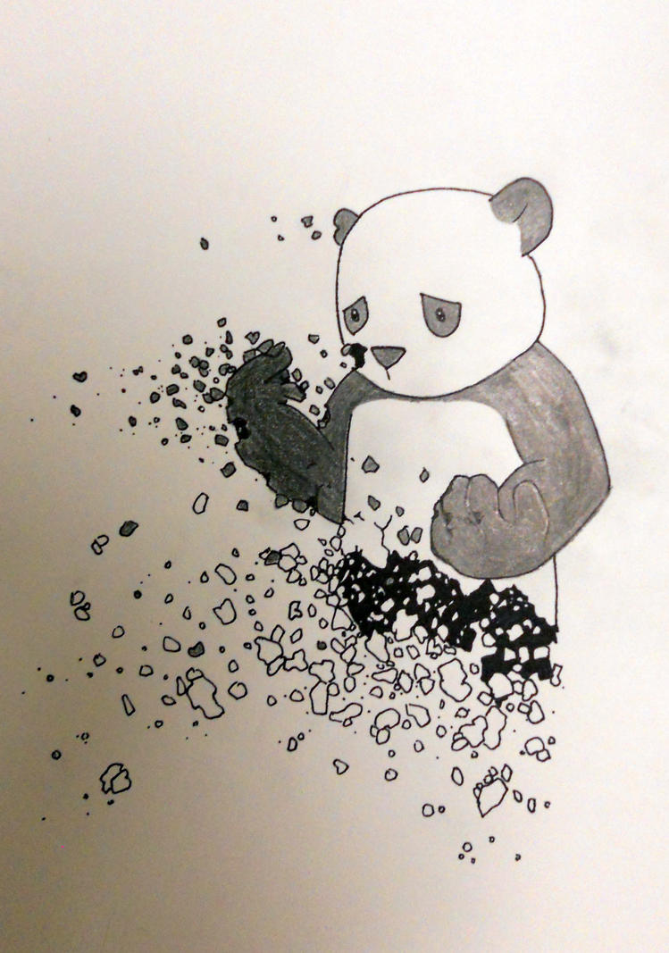 Sad Panda by portuguesemutt