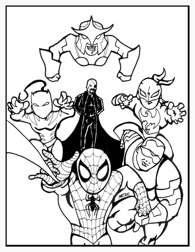 ultimate spider man coloring pages - photo #6