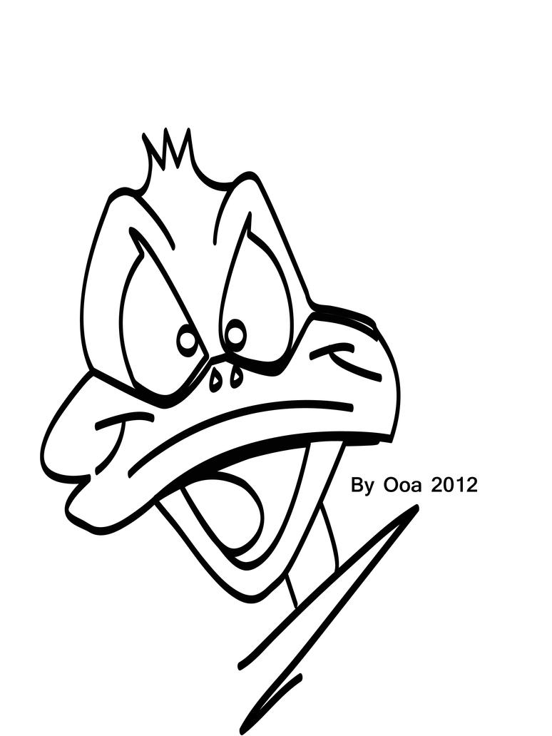 daffy duff coloring pages - photo #31