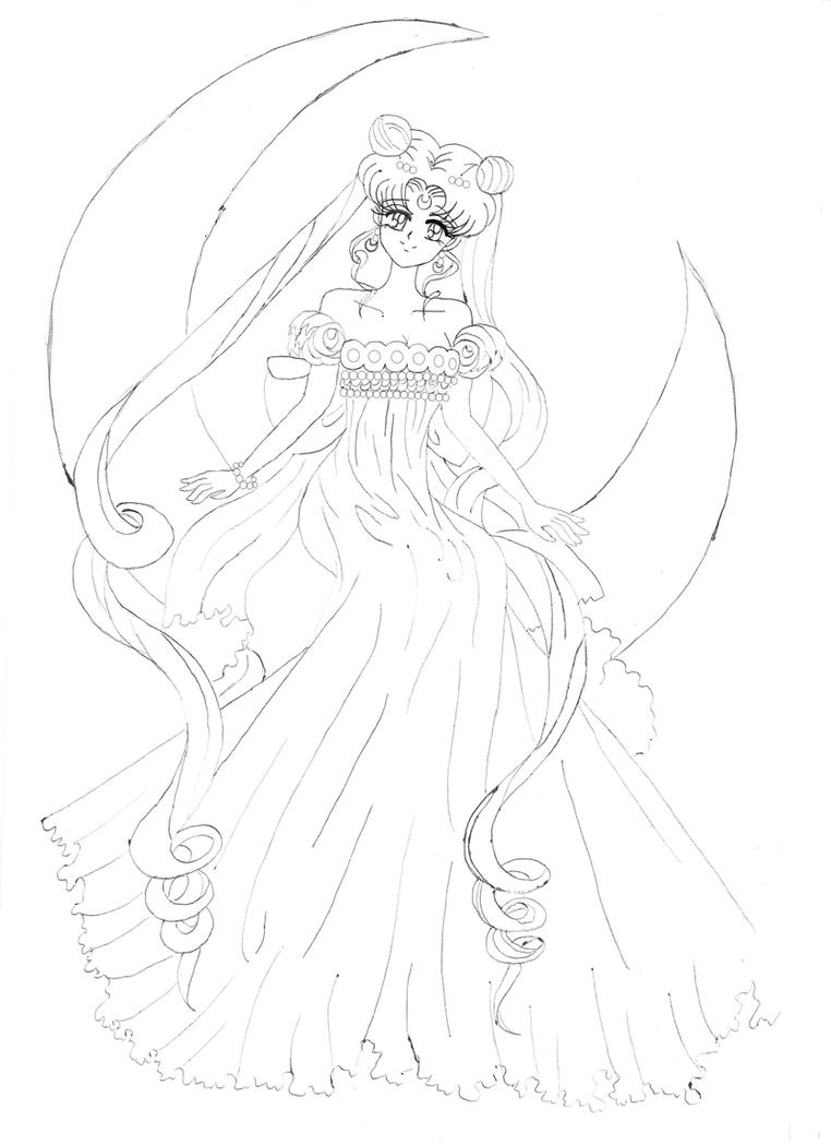 queen serenity coloring pages - photo #33