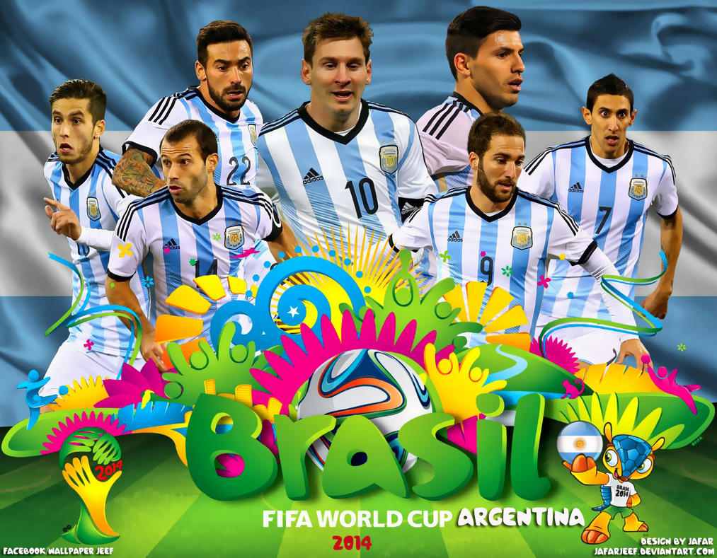 Argentina World Cup 2014 Wallpaper by jafarjeef