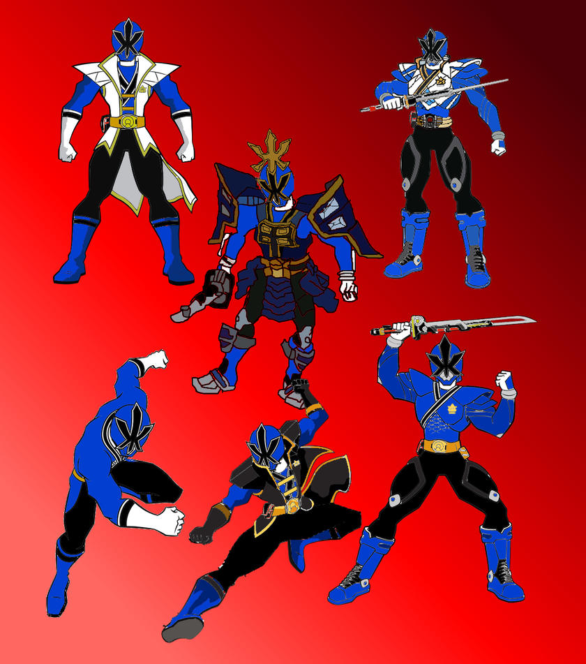 power rangers super samurai blue ranger shogun mode