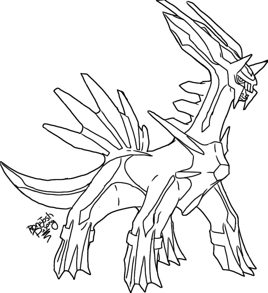 palkia coloring pages - photo #23