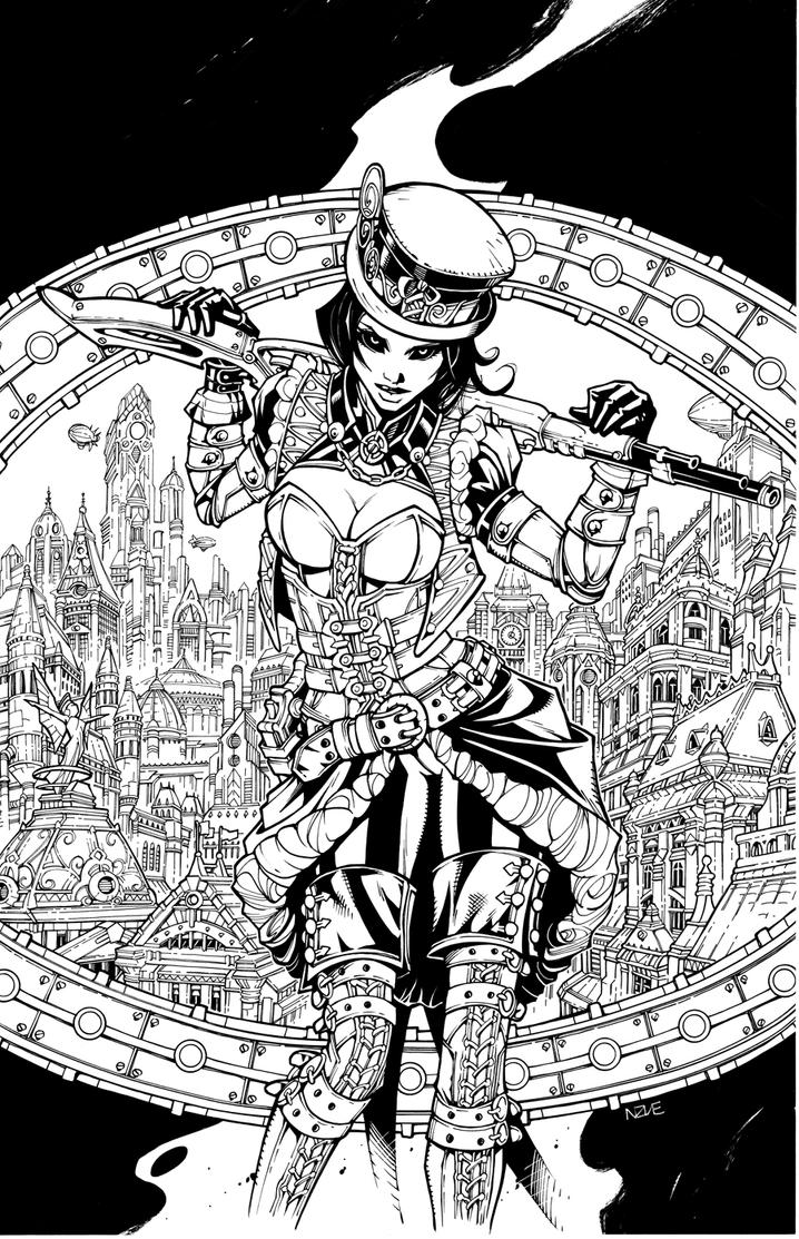 lady mechanika coloring pages - photo #25