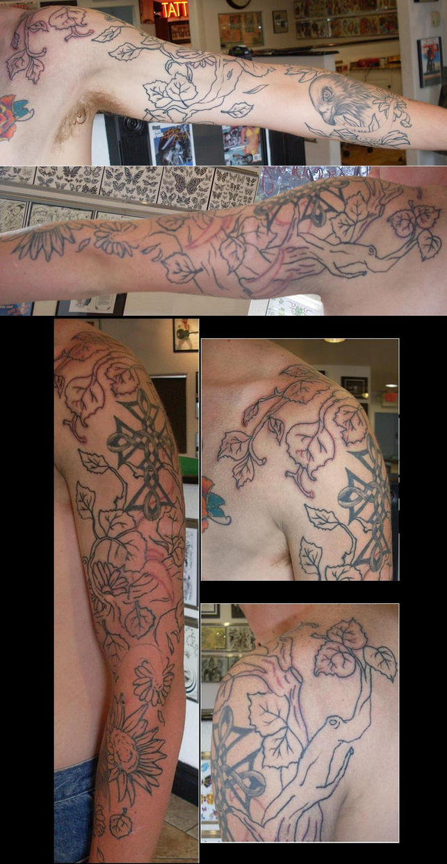 Nature Sleeve Tattoo 2 - sleeve tattoo