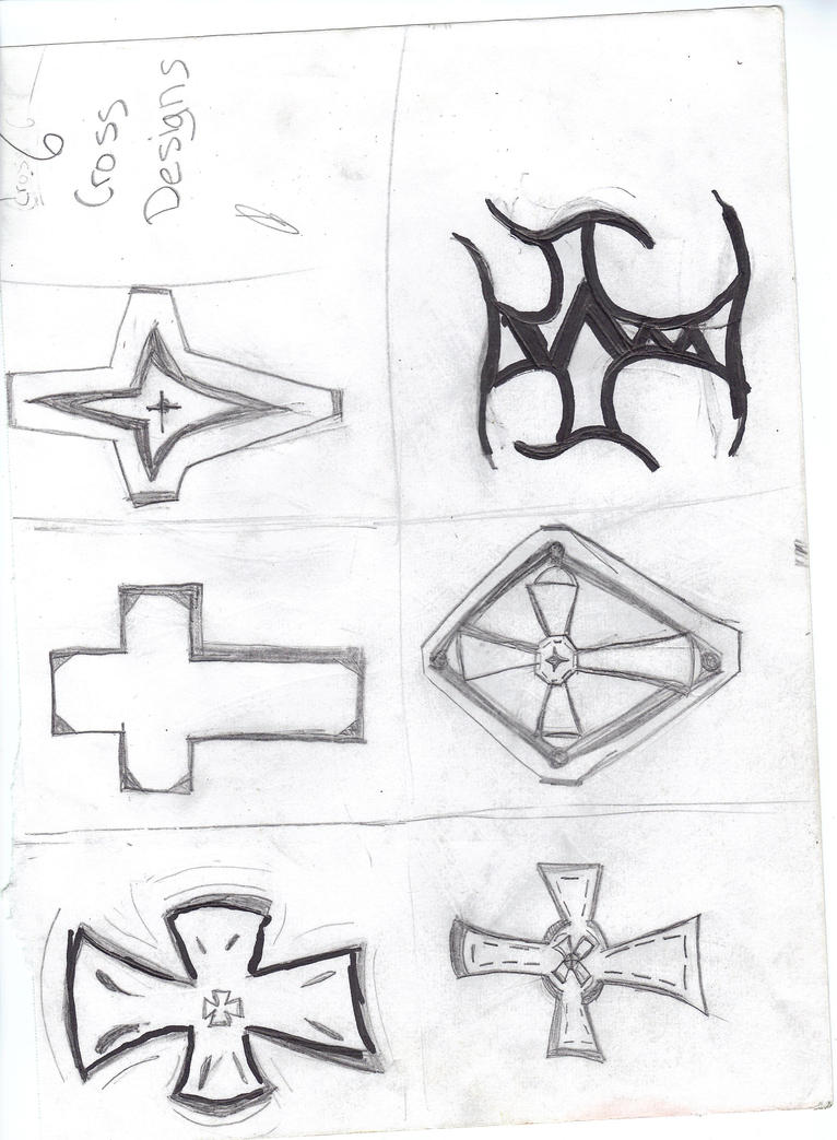 cross designs 2 by punktattoosgirl on deviantART