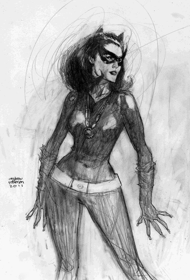 cat woman by AndrewRobinson