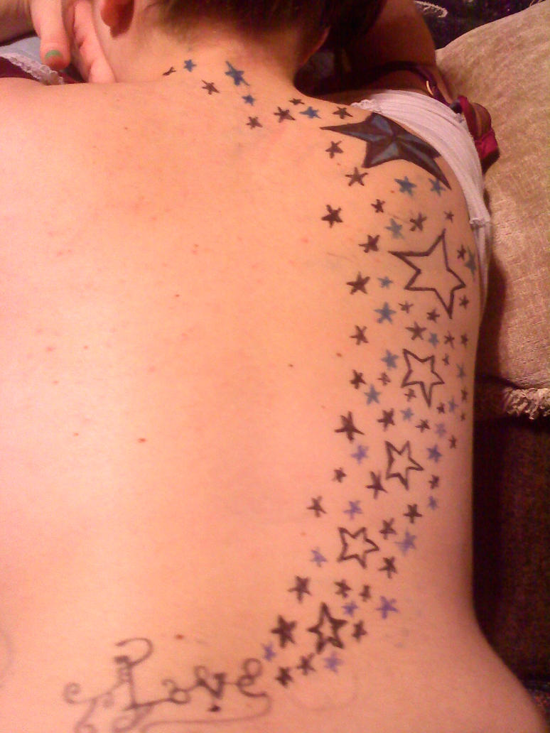 abbys tattoo of stars