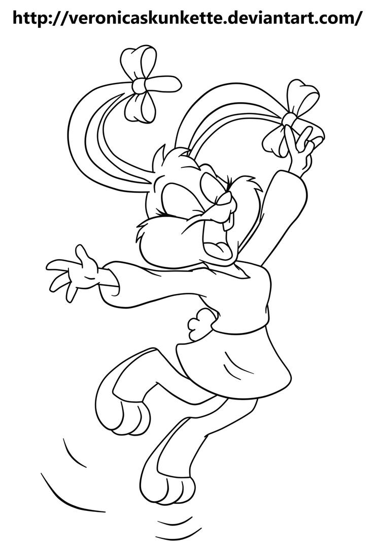 babs bunny coloring pages - photo #9