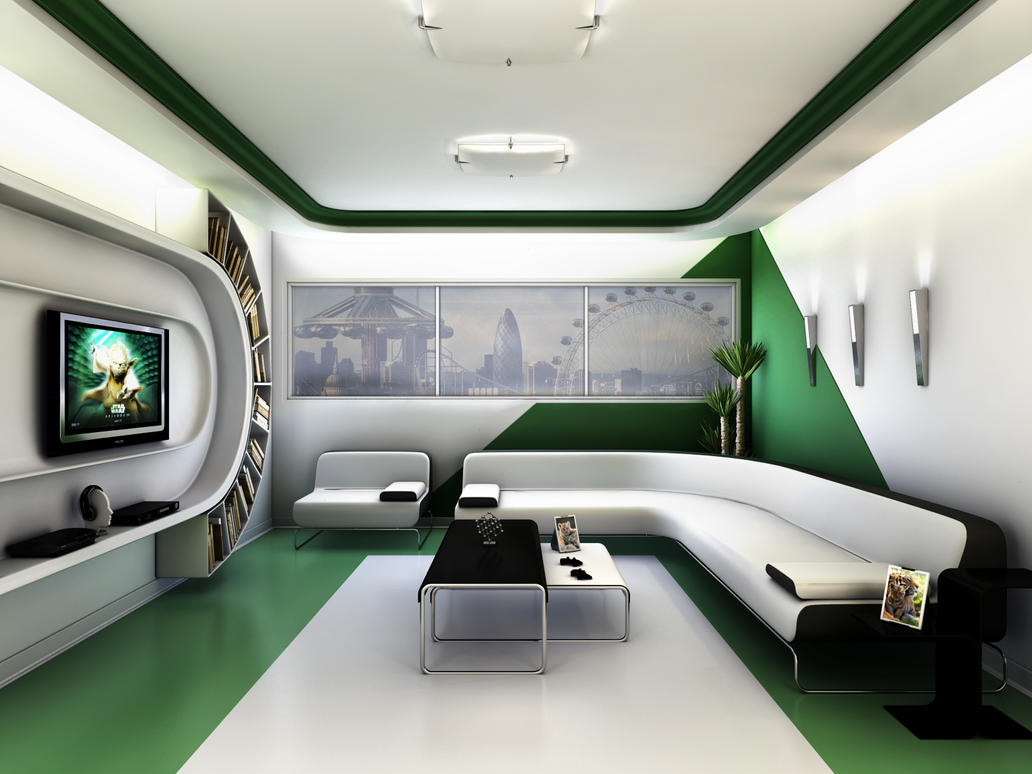 Futuristic Minimalist Living Room Design Rimostar Interior