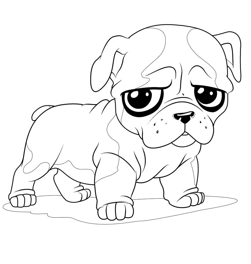 baby bulldogs coloring pages - photo #7