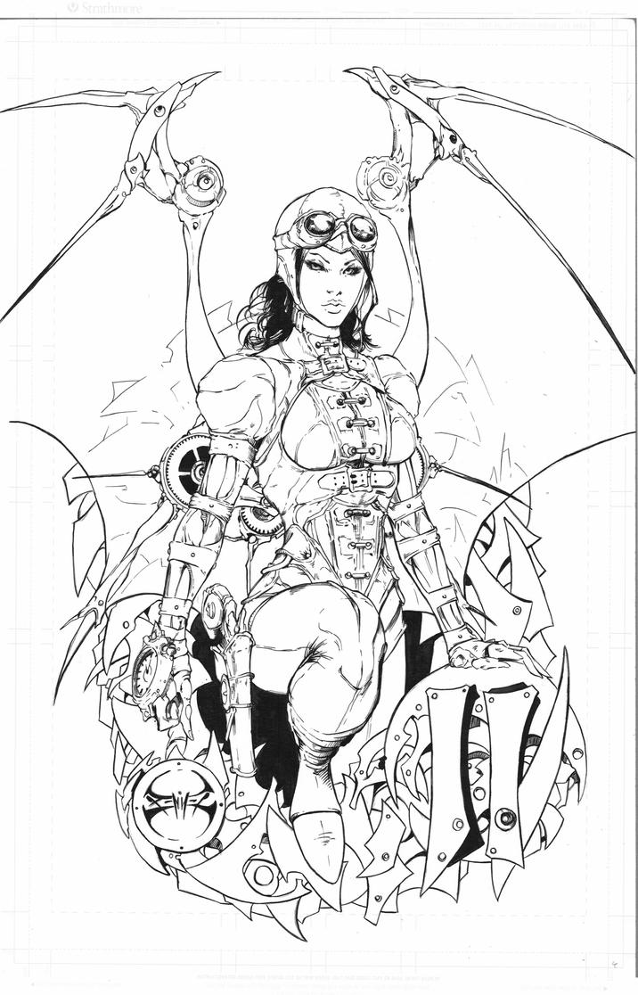 lady mechanika coloring pages - photo #37