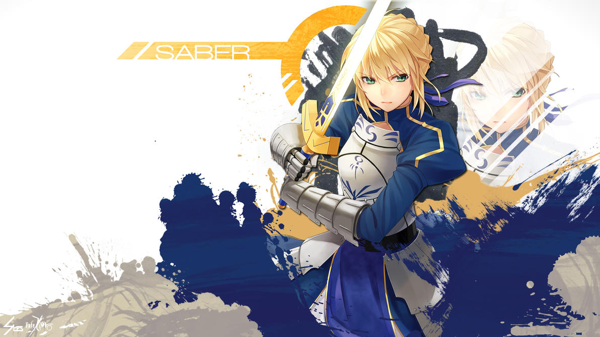 clashing_knights___fate_zero___saber_by_
