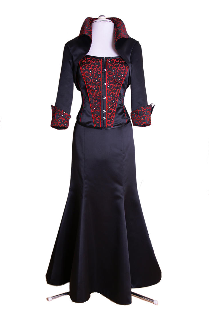 Gothic vampire wedding corset by viogeminidesigns on DeviantArt