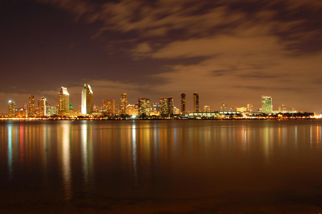 San Diego night view I by esee on DeviantArt