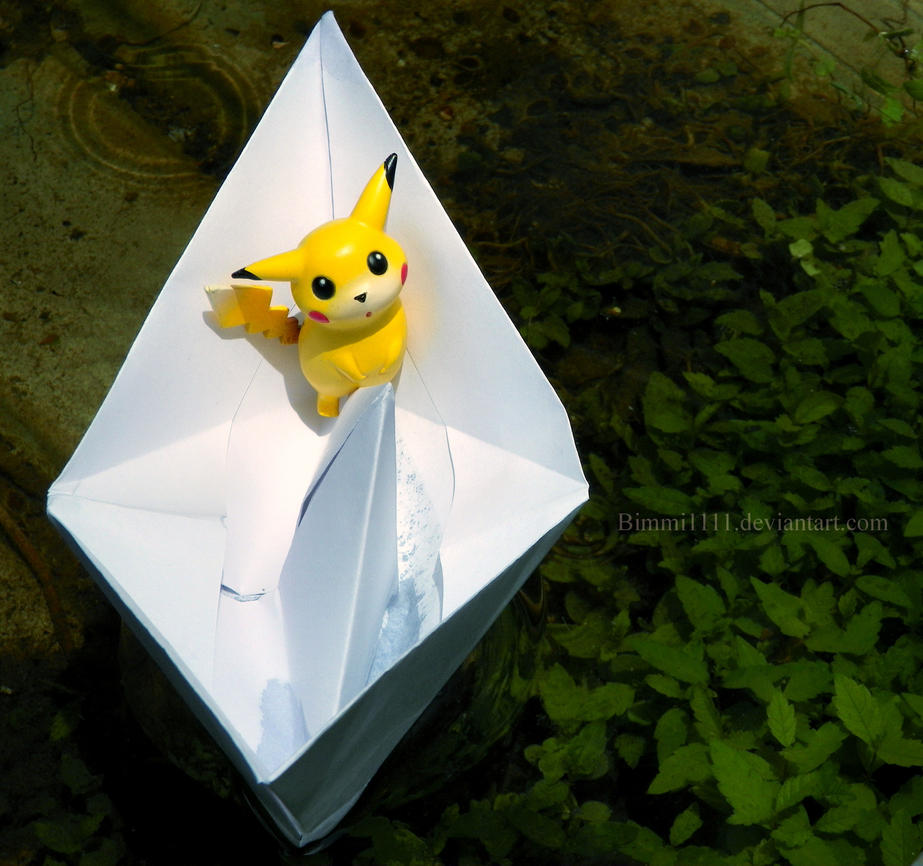 Pikachu's boat ride by Bimmi1111
